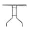 Flash Furniture Bellamy 31.5'' Silver Round Tempered Glass Metal Table TLH-070-2-SV-GG - alternate 3